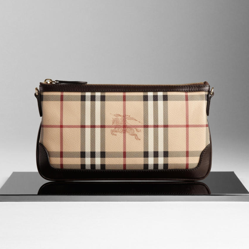 SMALL HAYMARKET CHECK CLUTCH