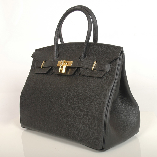 Hermes Birkin togo leather 35CM Black togo(Gold)