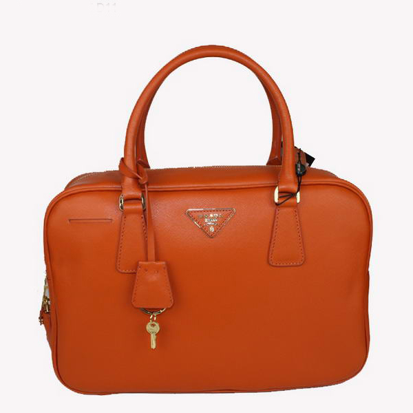 Prada Saffiano Leather Tote Bag BL1094 Orange