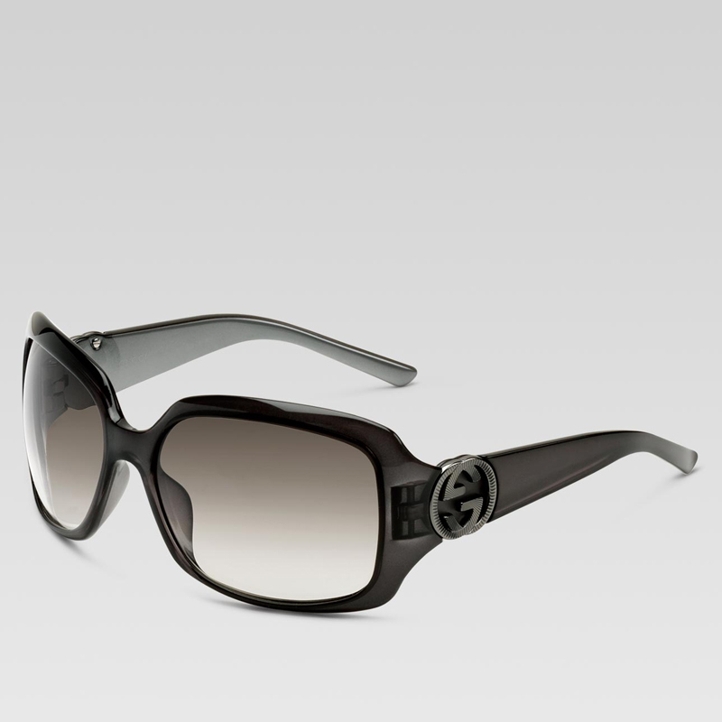 medium rectangle frame sunglasses with GG detail o