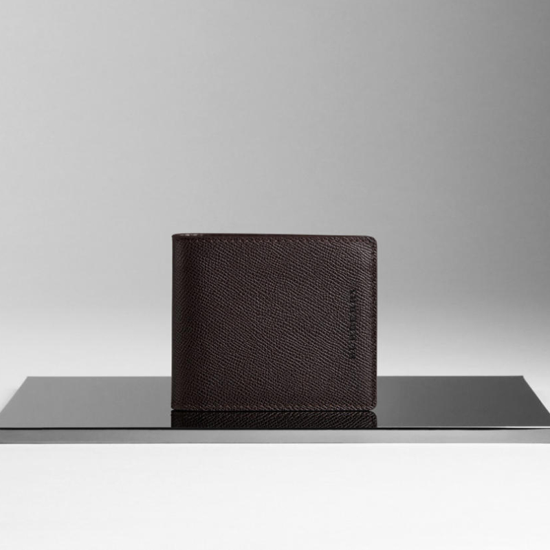 London leather folding ID wallet