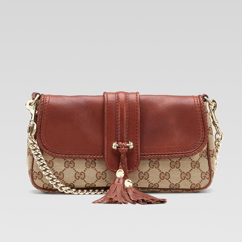 'marrakech' evening bag with woven leather trim an