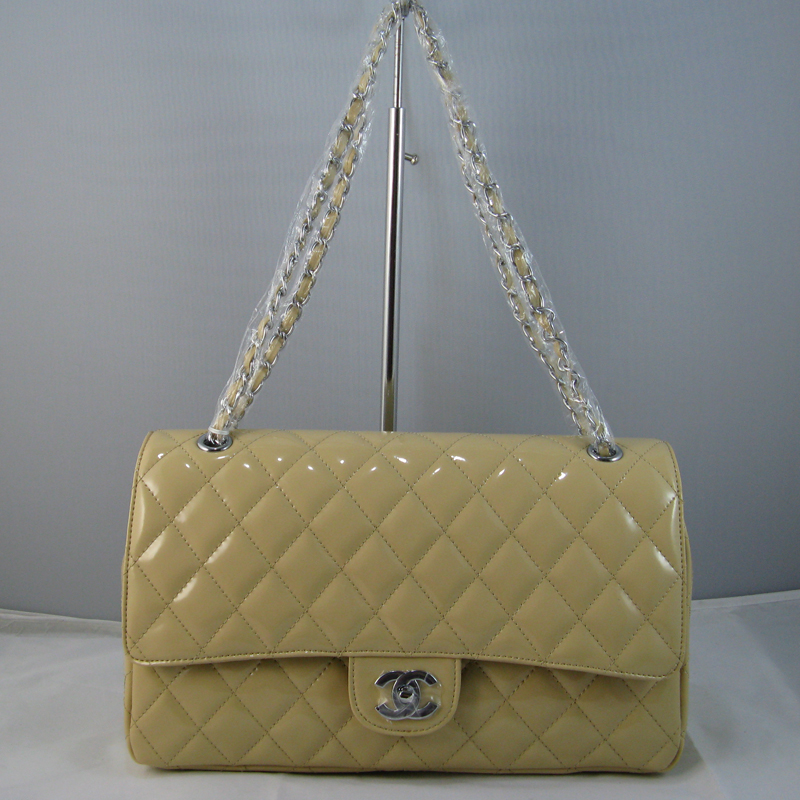 Chanel Apricot color with Gold chain