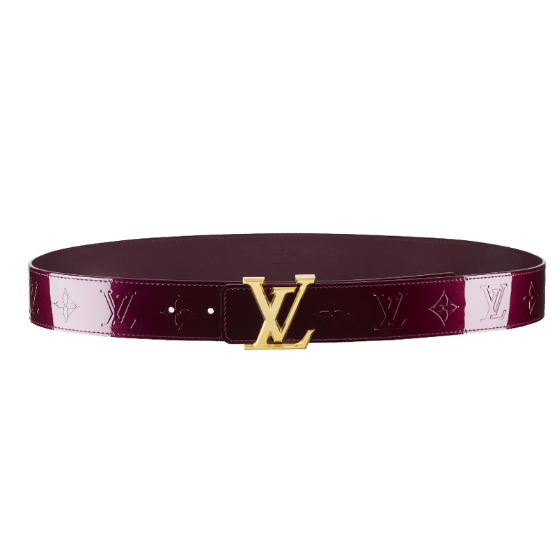 Louis Vuitton Facettes Monogram Vernis Belt