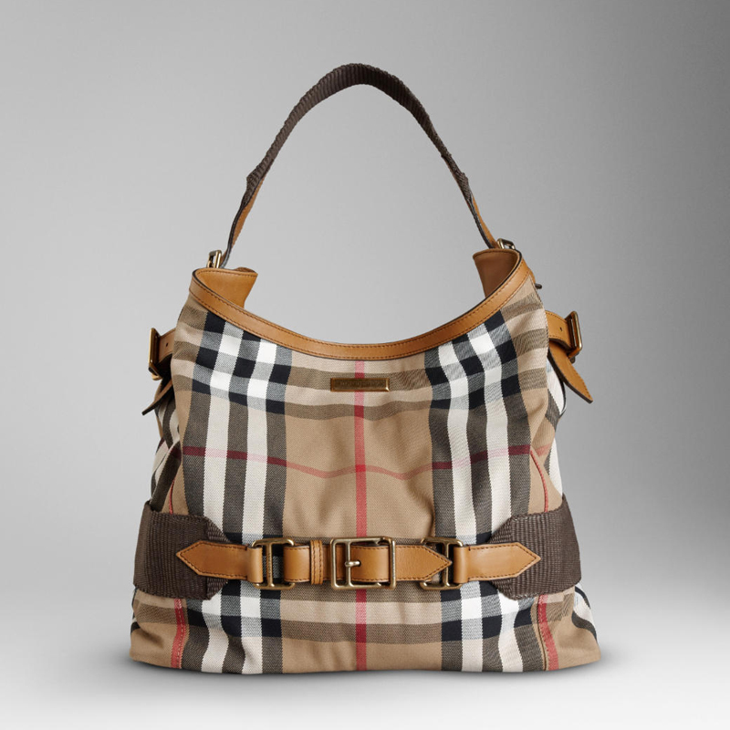 MEDIUM VINTAGE HOUSE CHECK HOBO BAG