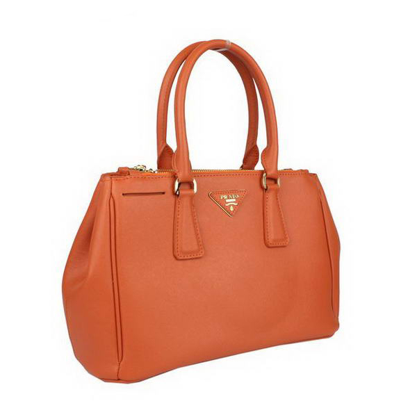 Prada Saffiano Classic Tote Bag BN1801 Orange