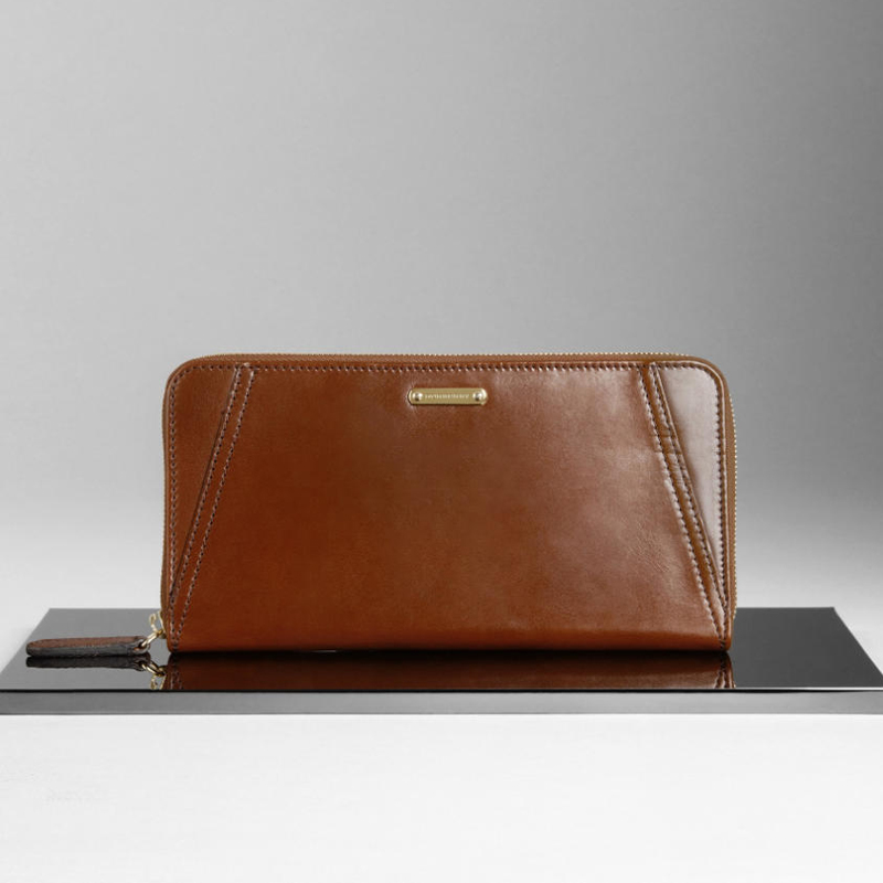 BRIDLE LEATHER ZIPAROUND WALLET