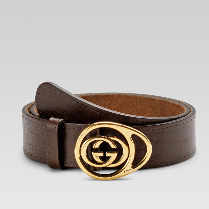 belt with interlocking G buckle