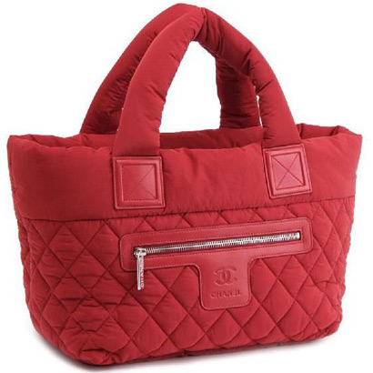 Chanel Coco Cocoon A48610 Y06694 Tote Bags Rouge