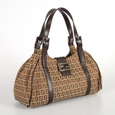 Fendi 8BR091 small F Coffee