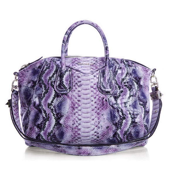 Givenchy Antigona Bag Snake Leather 9981 Purple