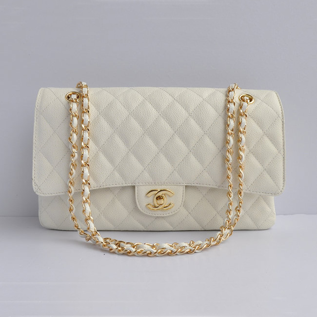 Chanel Flap Bags 1113 White