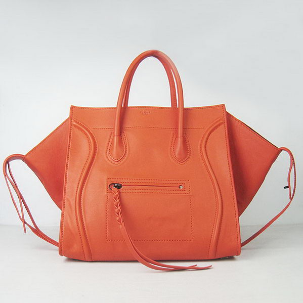 Celine Phantom Bags Sheepskin Leather C6028C Orange