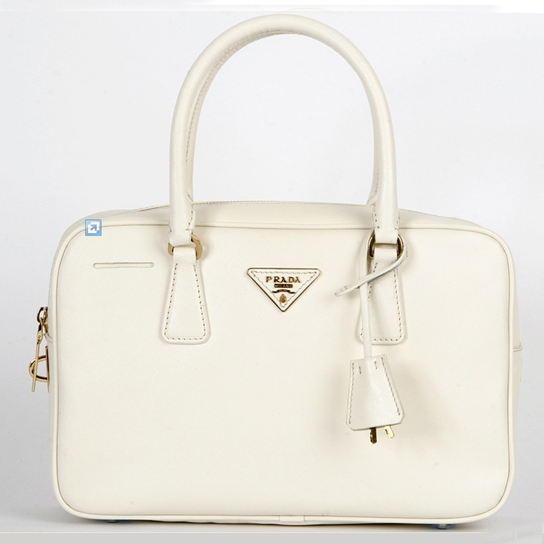 Prada Small Saffiano Doctor Bag BL0095 - White