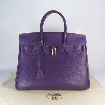 Hermes 35CM Purple (silver)