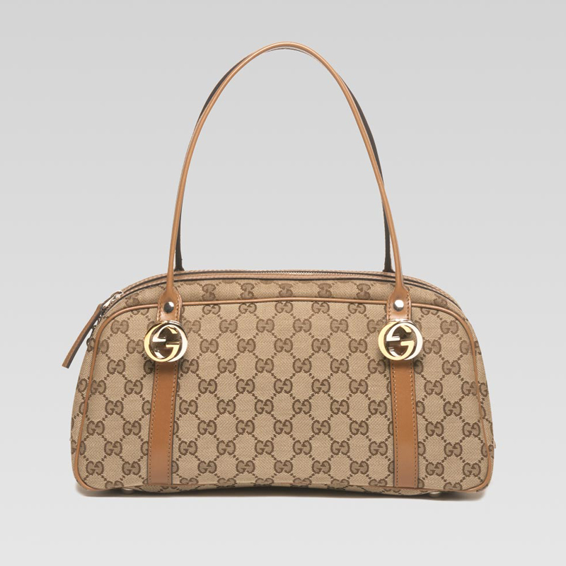 'GG twins' medium boston bag with interlocking G o