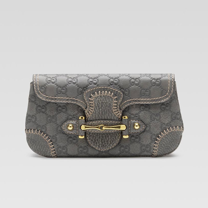 'new pelham' evening bag with horsebit detail, emb