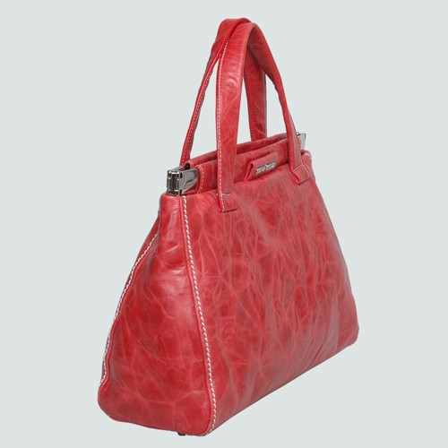 Miu Miu Tote Oil Leather Handbags 90282B Red