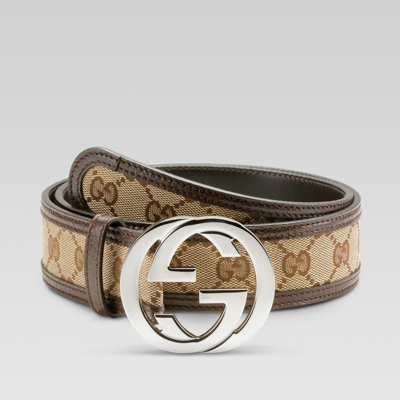 belt with interlocking G buckle