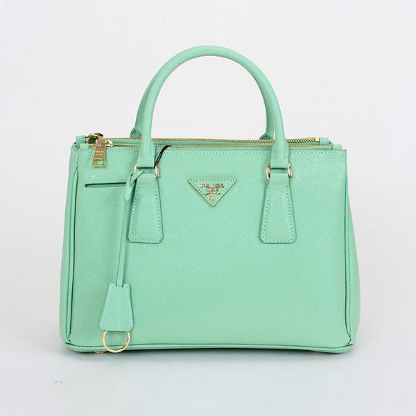 New Prada Classic Saffiano Leather Medium Tote Bag BN1801 Green