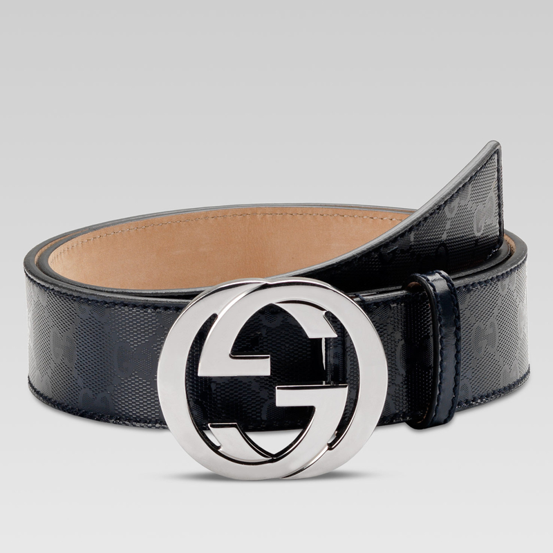 belt with interlocking G buckle