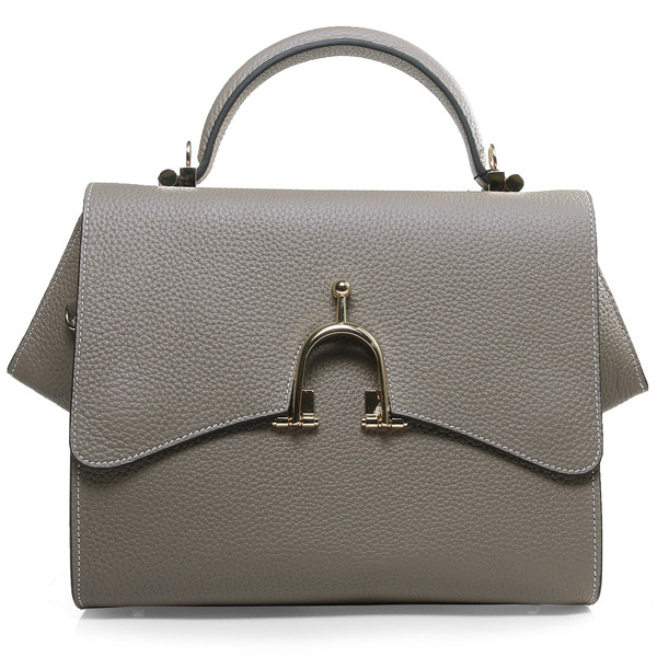 Hermes Stirrup Top Handle Bag H1955 Grey