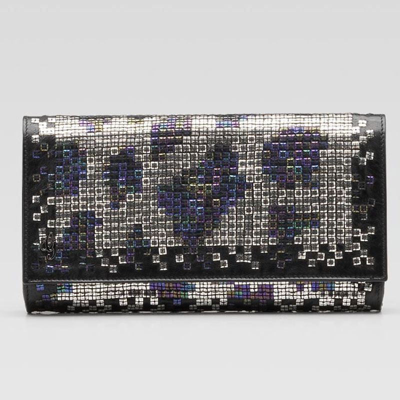 'journal' evening bag