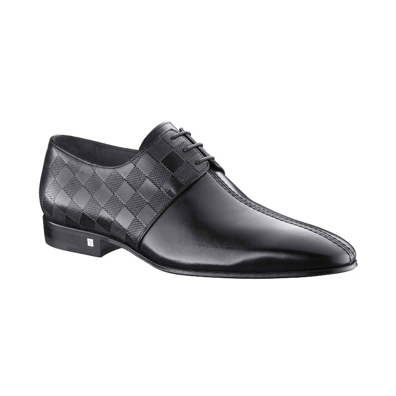 MASTER DERBY IN DAMIER EMBOSSED CALF LEATHER