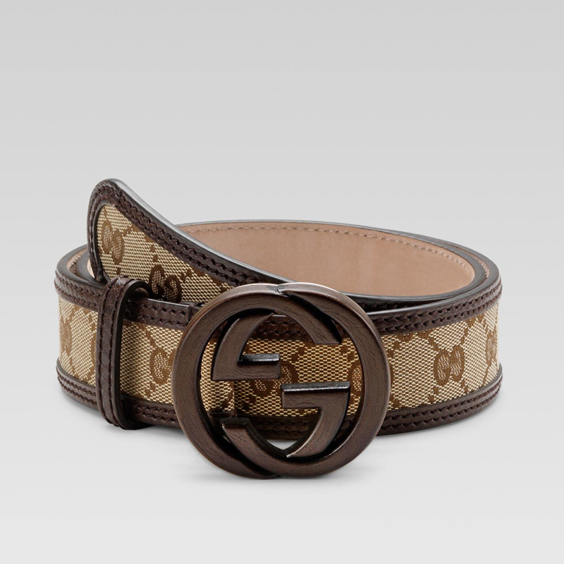 belt with interlocking G buckle