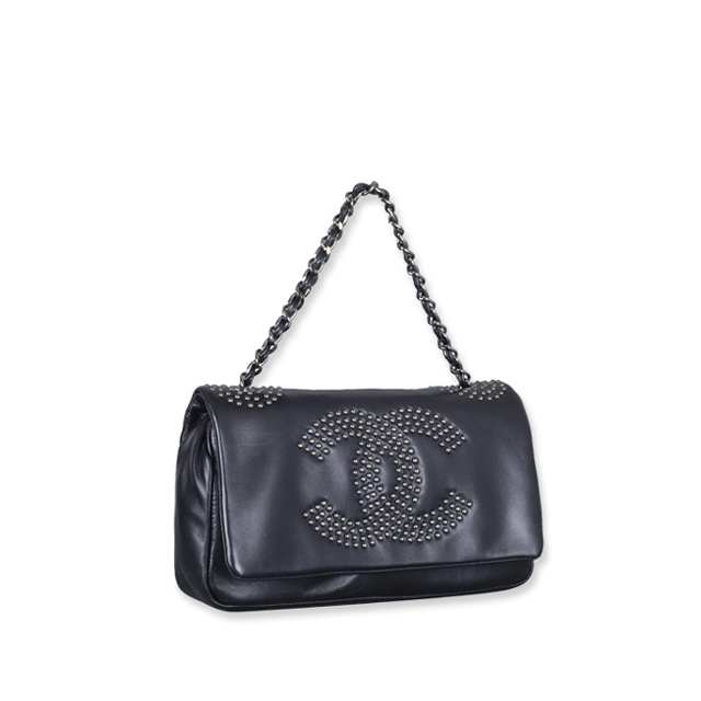 CHANEL Flap Bag in Studded Lambskin