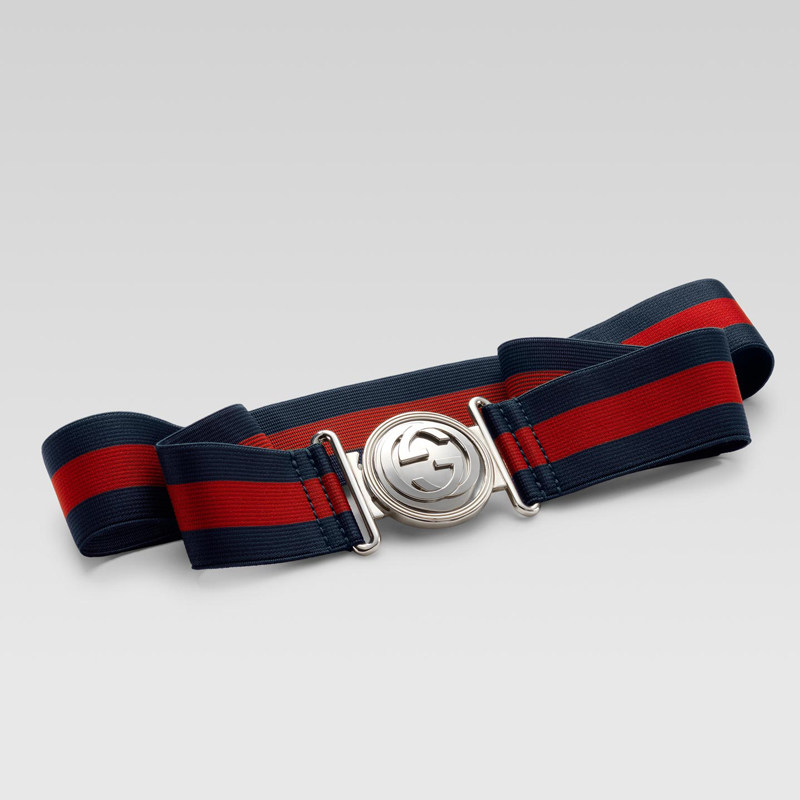 belt with interlocking G buckle