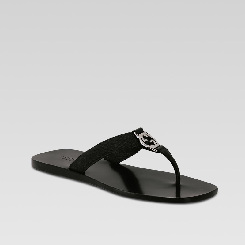 'GG thong' sandal with double G ornament