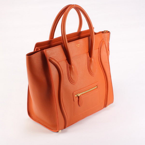 Celine Luggage Juboo Woman Handbag Orange