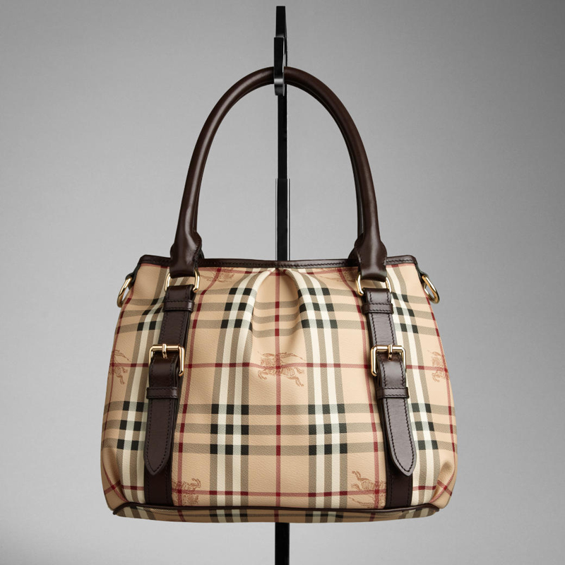 SMALL HAYMARKET CHECK TOTE BAG