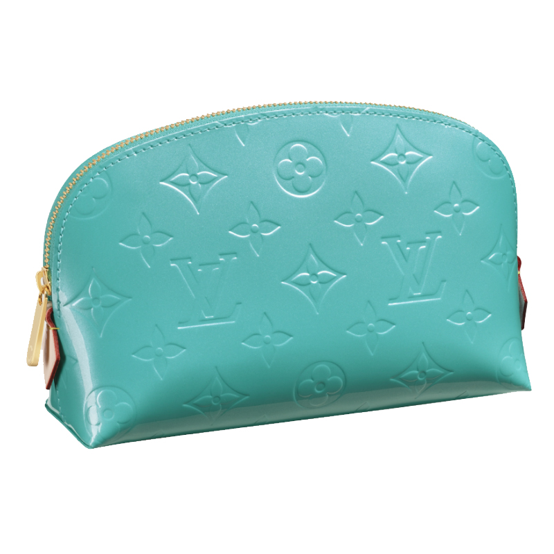 Louis Vuitton Monogram Vernis Bag Cosmetic Pouch Amarante M91747