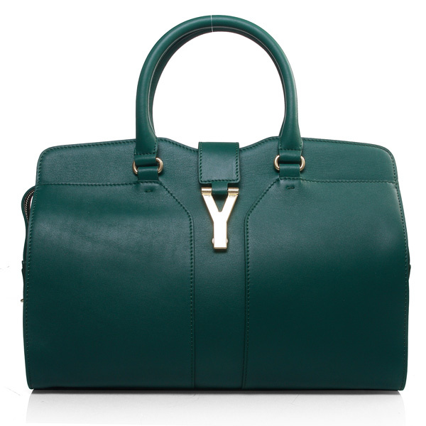 Yves Saint Laurent Cabas Chyc Medium Bag 279079M darkgreen