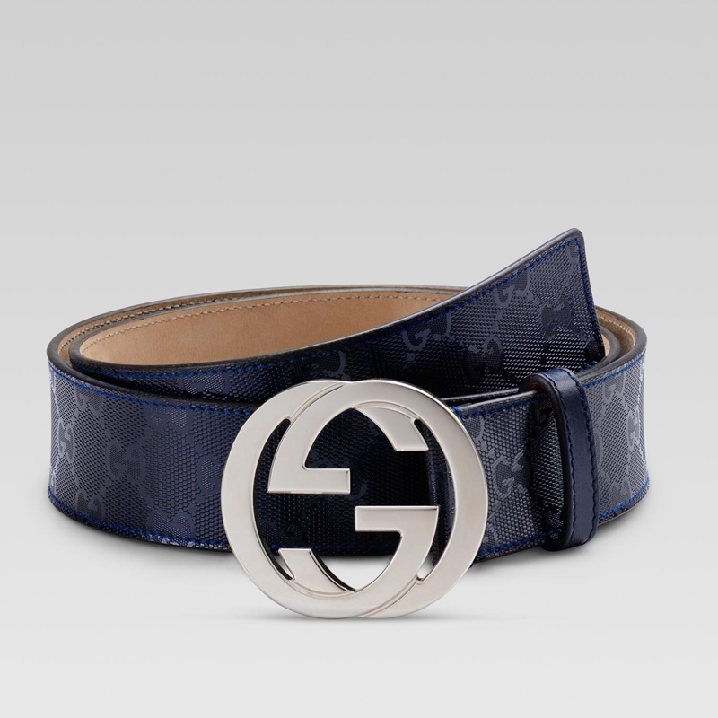 belt with interlocking G buckle