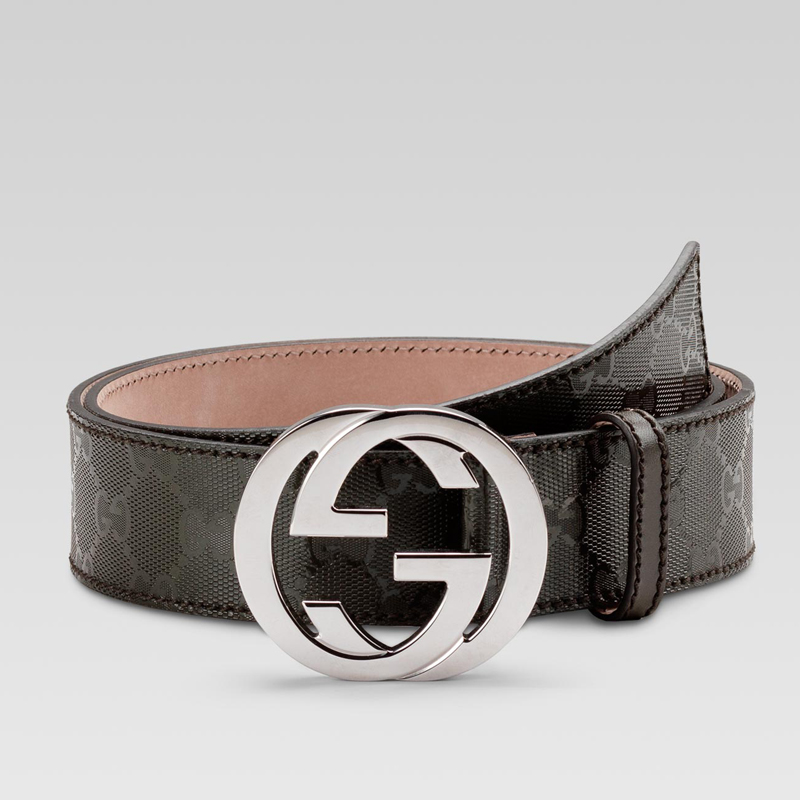 belt with interlocking G buckle