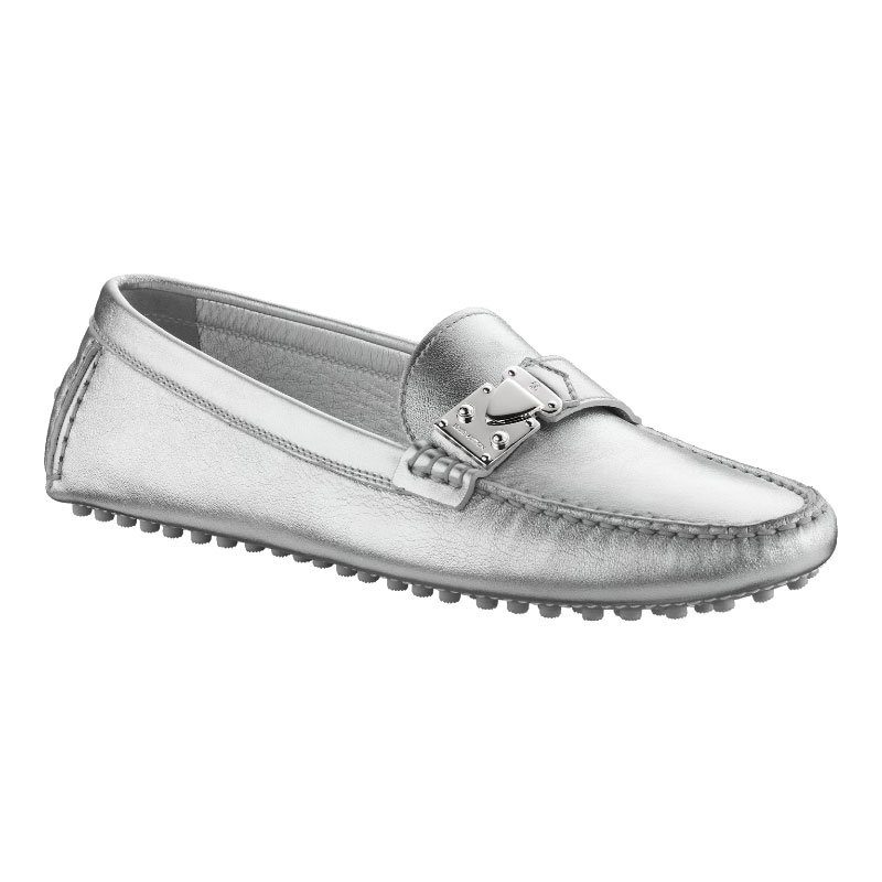 ZEN LOAFER IN METALLIC CALF LEATHER