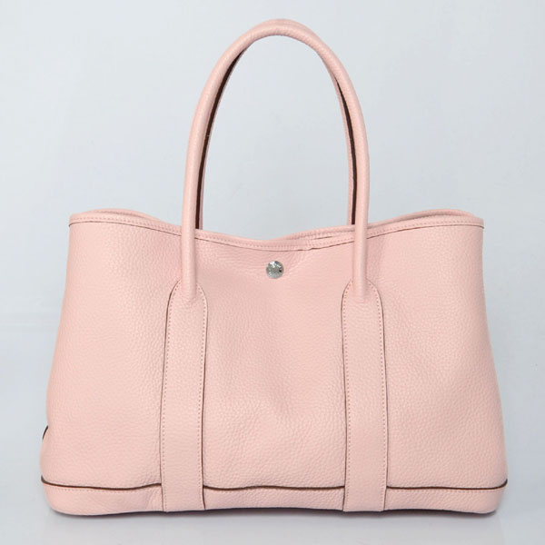 Hermes Garden party bag clemence leather in Pink