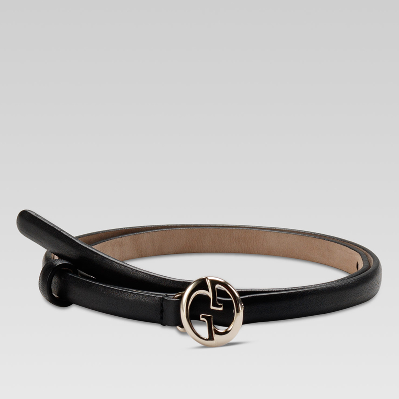 belt with double G buckle