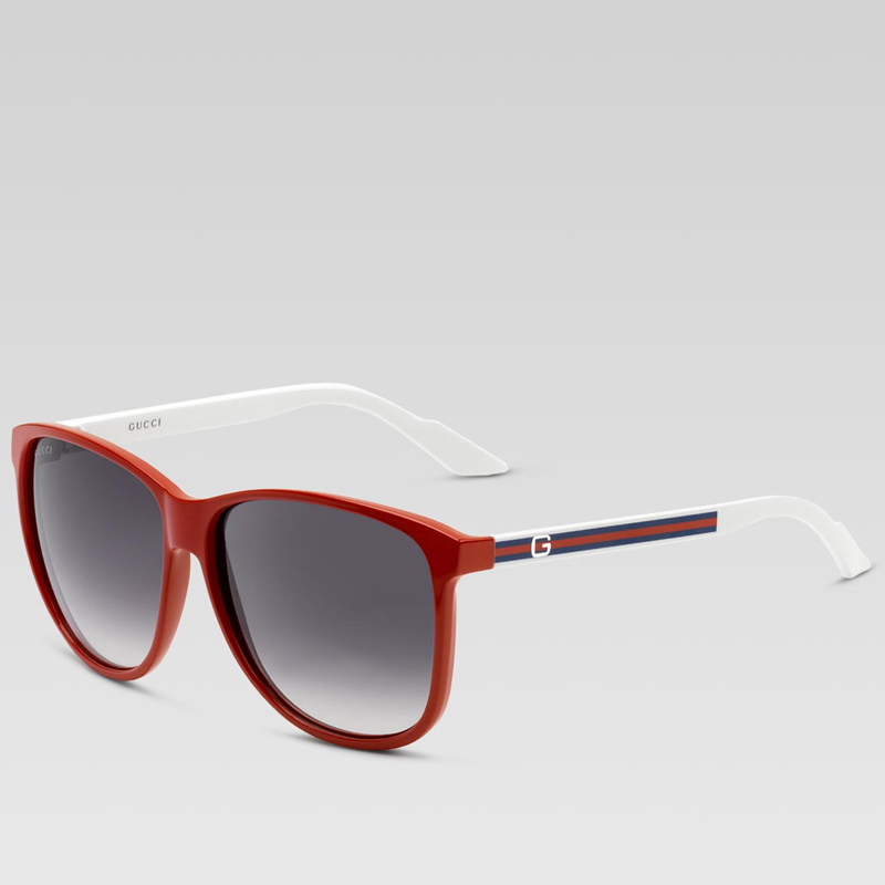 medium square frame sunglasses with G detail and s