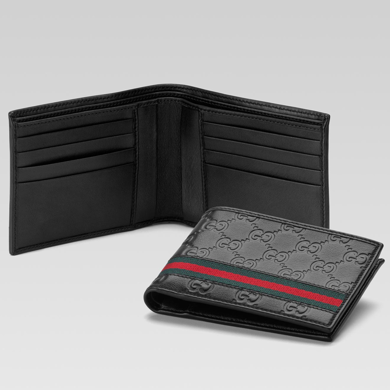 bi-fold wallet with web