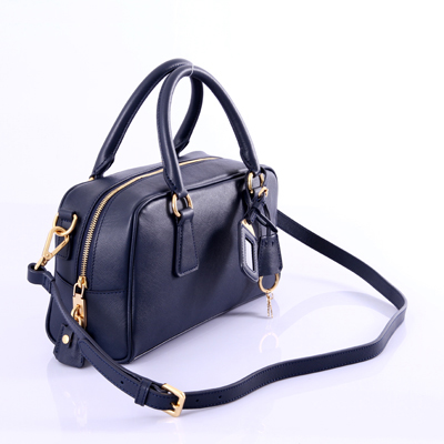 BL0758 Blue Cross pattern full leather