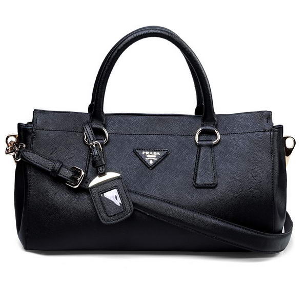 Hot Sell Prada Small Saffiano Leather Tote Bag BN1849 Black