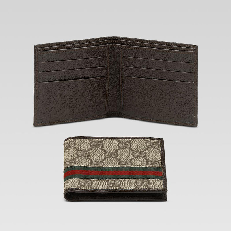 bi-fold wallet with signature web