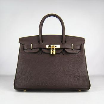 Birkin 30CM Dark Coffee (gold)