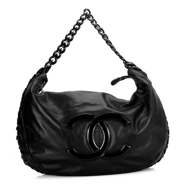 Chanel Coco Cocoon Cabas Lambskin Bag 28546 Black