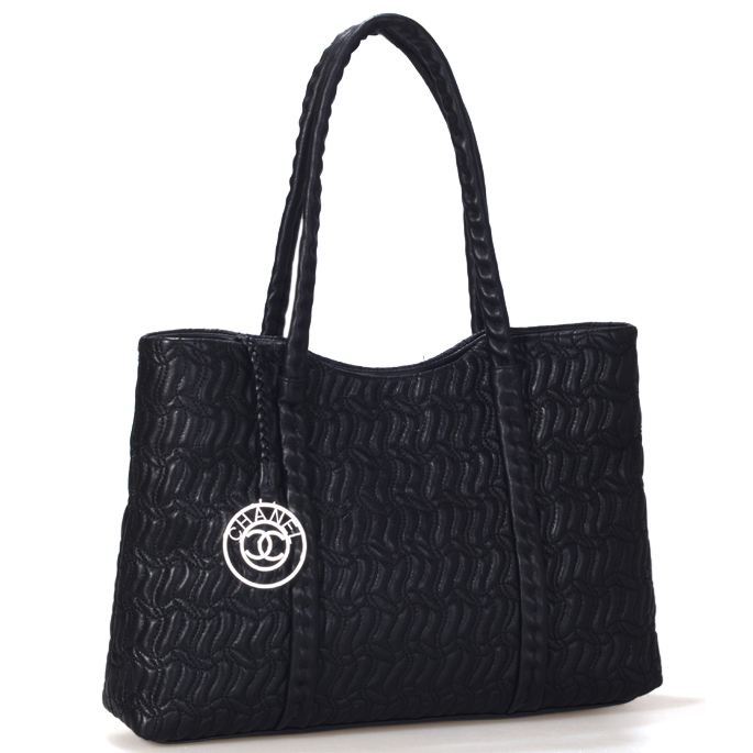 CHANEL Smocked Lambskin Medium Tote