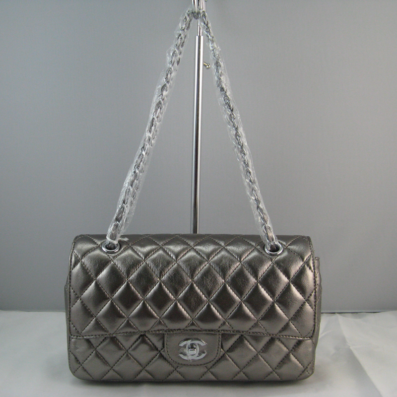 Chanel Antique color with Silver chain